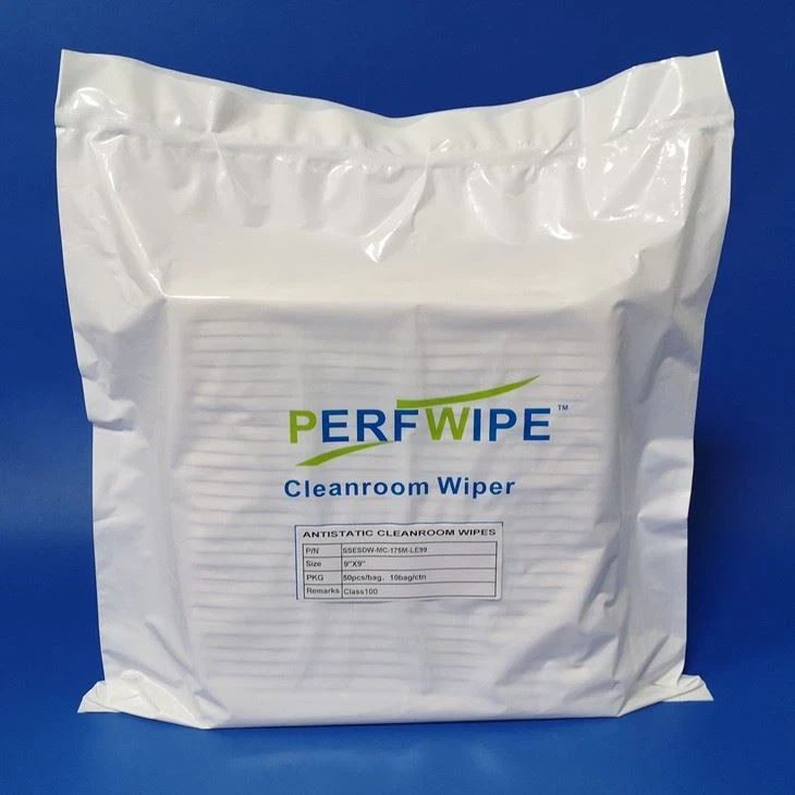 ESD Conductive Microfiber Cleanroom Wipes
